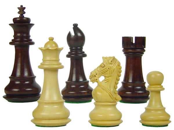Premier Chess Pieces Royal Knight Staunton King Size 3-3/4" Rosewood/Boxwood