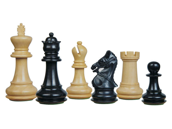 Premier Chess Set Pieces Royal Crown Staunton Ebony/Boxwood 4-1/4inch