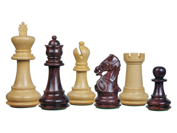 Premier Chess Set Pieces Royal Crown Staunton Rosewood/Boxwood 4-1/4inch