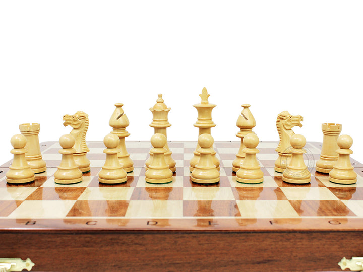 3 3/4 French Series Wood Chess Pieces - Acacia – Chess House