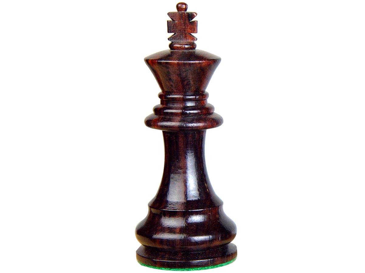 Wood Chess Set Pieces Monarch Staunton King Size 3