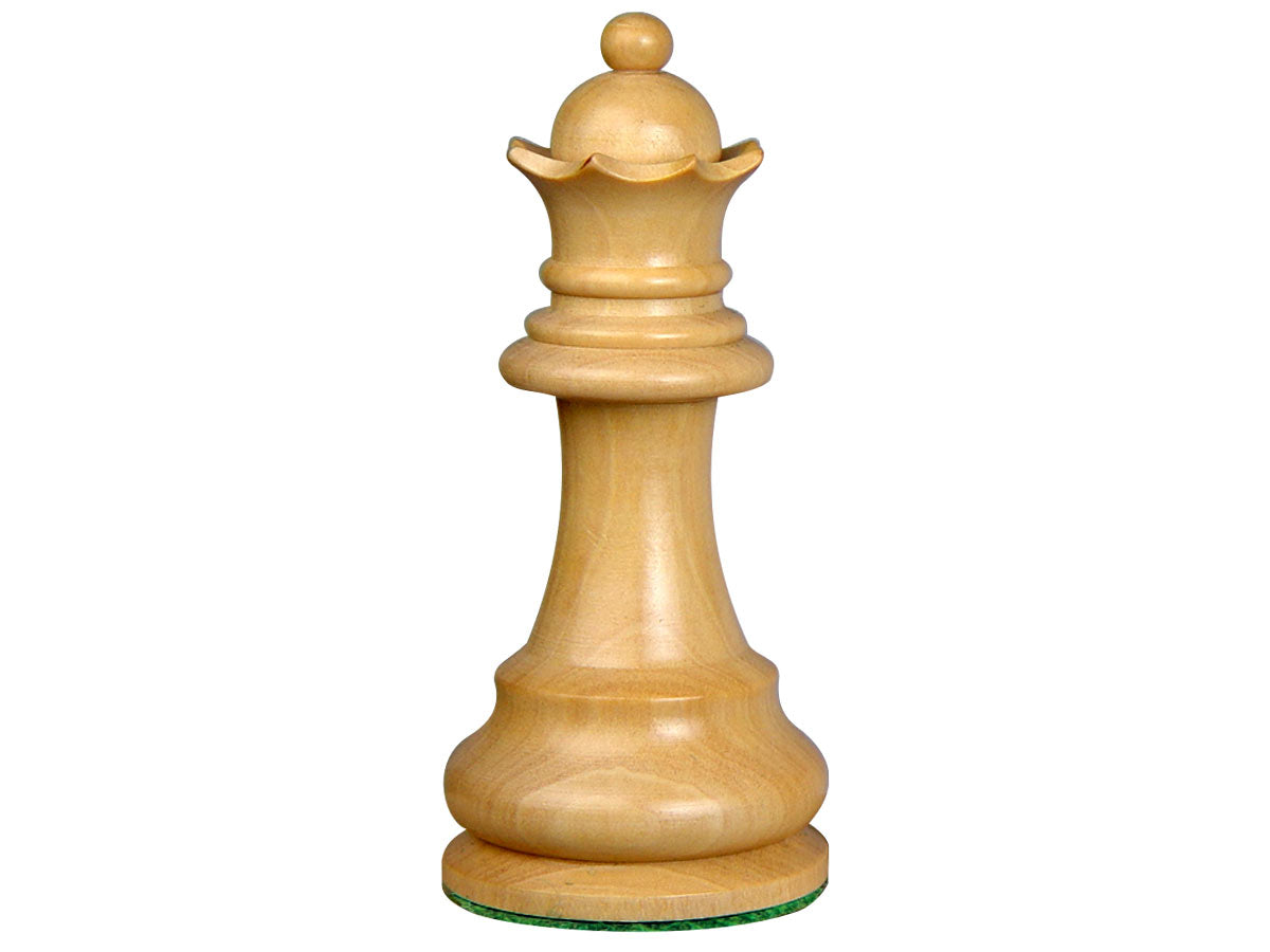 Classic Staunton Pezzi Degli Scacchi, Altezza Re 97 Mm, Marrone E Legno, 32 Pezzi, Fatti In Germania
